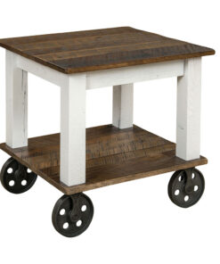 Mill Cart End Table