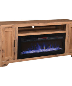 Europa TV Stand With Fireplace - 70"W