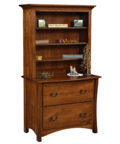 Master Lateral File Cabinet with Bookcase