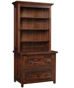 Sante Fe Lateral File Cabinet With Bookcase