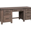 Barn Floor Double Pedestal Desk
