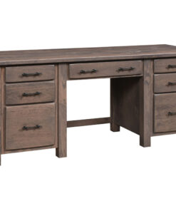 Barn Floor Double Pedestal Desk
