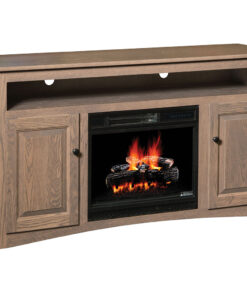 Economy TV Stand with Fireplace