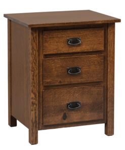 Elkins Three Drawer Nightstand