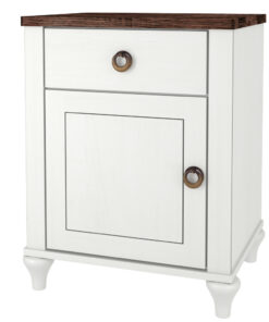Alcan One Drawer, One Door Nightstand