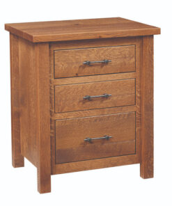 Teton 3 Drawer Nightstand
