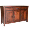 Woodbury Low Base 3 Door Buffet