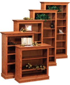 Traditional Open Bookcases