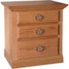 Traditional 3 Drawer Nightstand