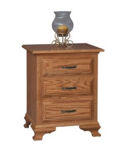 Crown Villa 3 Drawer Nightstand