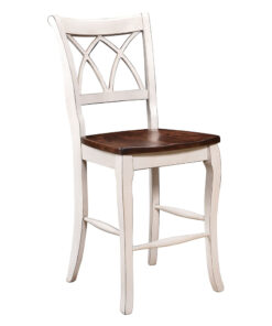 Double X Back 24" Bar Chair