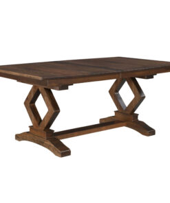 Diamond Double Pedestal Table