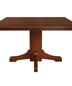 Mission Single Pedestal Table