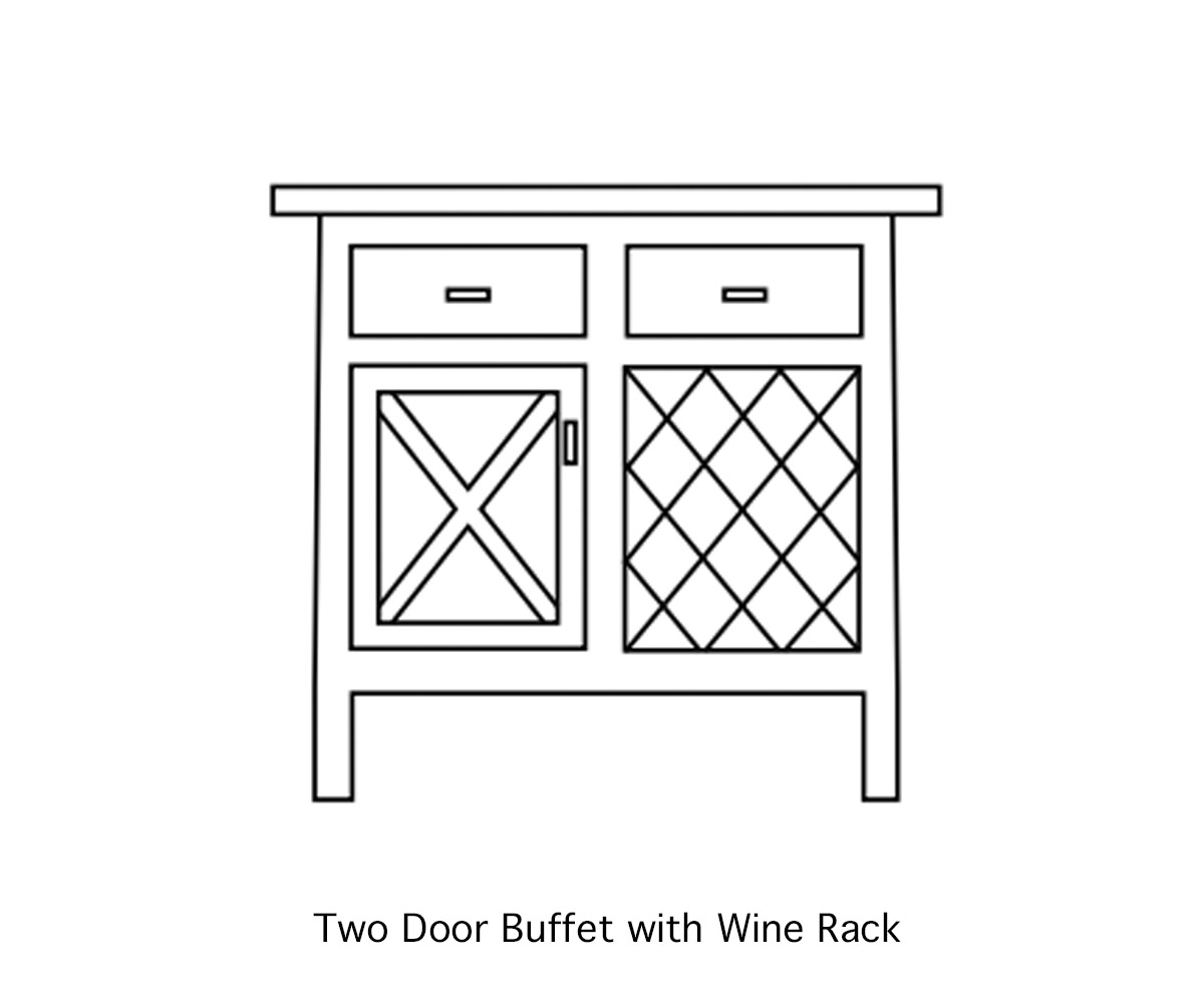 HTS-X-base-Hutch-drawing-2dr-winerack-buffet