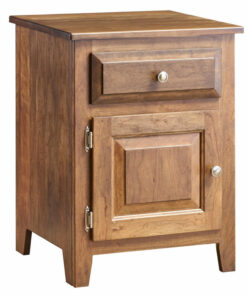 Traditional 1-Door, 1-Drawer Nightstand