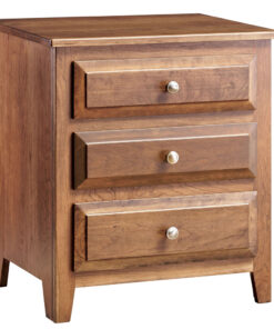 Traditional 3 Drawer Nightstand