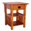 Prairie Mission Lamp Table With Drawer