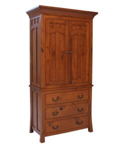 Bridgeport Mission 3 Drawer Armoire