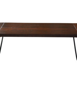 Seneca Coffee Table With Iron Base