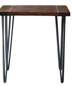 Seneca End Table With Iron Base