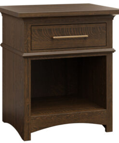 Old World 1 Drawer Open Nightstand