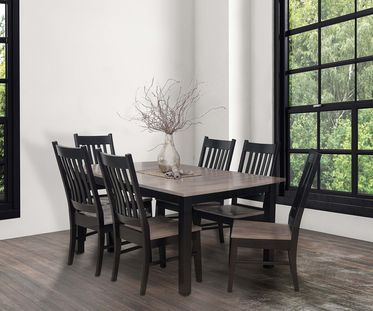BWW-Glenwood chairs shown with Anderson Table