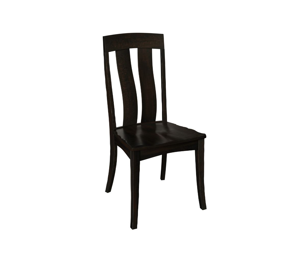 Cheyenne Side Chair-Brown Maple-Midnight