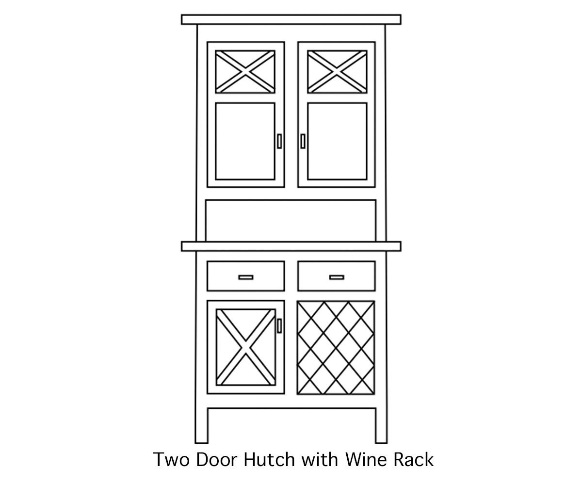 HTS-X-base-Hutch-drawing-2dr-winerack-hutch