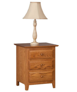 Shaker 3 Drawer Nightstand