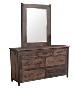 Structura Low Dresser with Mirror