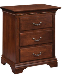 Hampton 3 Drawer Nightstand