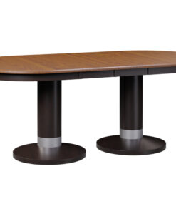 Alcoe Round Double Pedestal Table