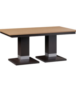 Alcoe Square Double Pedestal Table