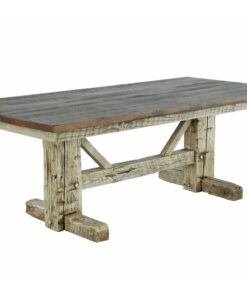 Settler's Double Pedestal Table