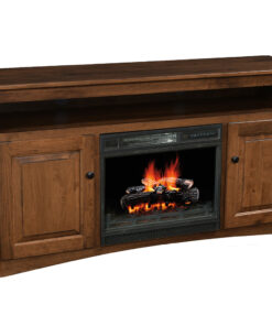 Economy TV Stand with Fireplace