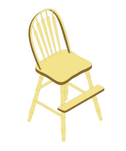 Arrow Back Youth Side Chair