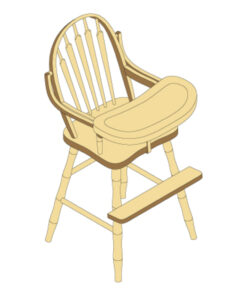Arrow Back Youth High Chair