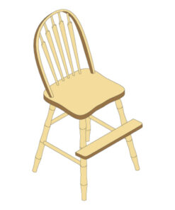 Arrow Back Youth Side Chair