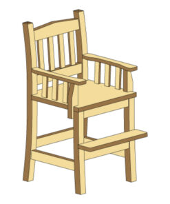 Mission Youth Arm Chair