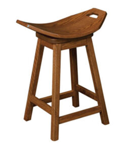 Mission Saddle Bar Stool