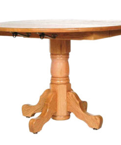 Single Pedestal Drop Leaf Table
