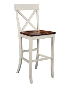 Single X Back Bar Chair