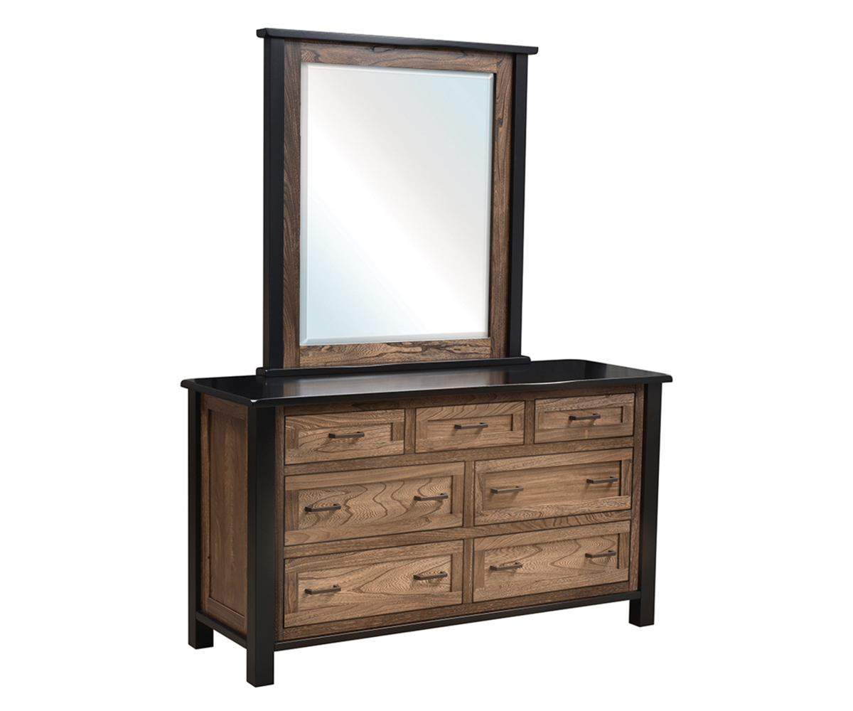 FSW-809-Empire-Low-Dresser-813A-Mirror