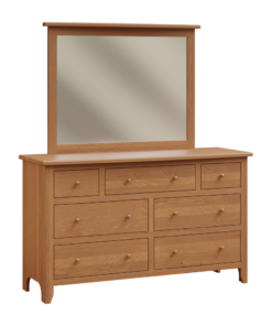 Classic Shaker 7 Drawer Dresser
