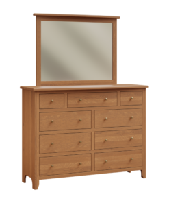 Classic Shaker 9 Drawer Dresser