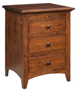 U-Design 3 Drawer Nightstand