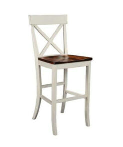 Single X Back Bar Chair