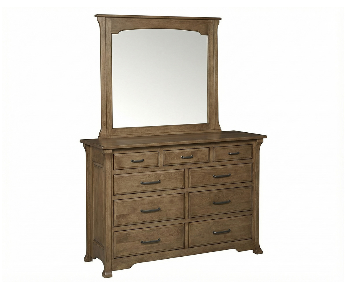 WWL-3501-Farmington-Dresser-3500-Mirror-Brown-Maple-Sandstone
