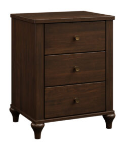 Alcan Three-Drawer Nightstand