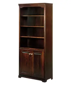 Kingston 72" Bookcase with Bottom Doors